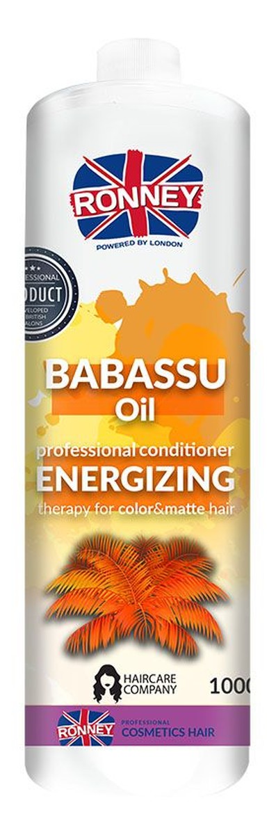 Babassu oil professional conditioner energizing energetyzująca odżywka do włosów farbowanych