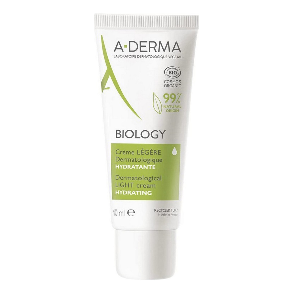 A-Derma Biology Hydrating Dermatological Light Cream lekki nawilżający Krem do twarzy 40ml