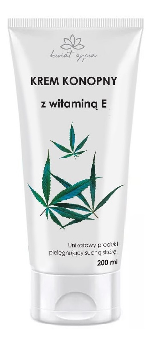 Krem konopny wygładzający z witaminą e