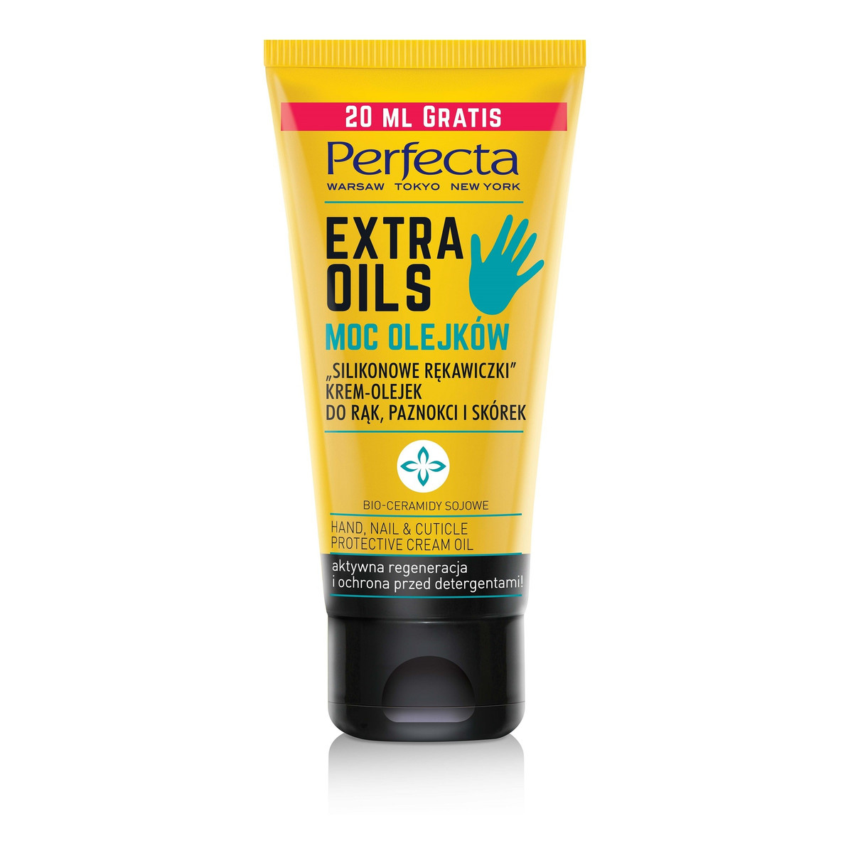 Perfecta Extra Oils Krem-Olejek do rąk "Silikonowe Rękawiczki" tubka 80ml