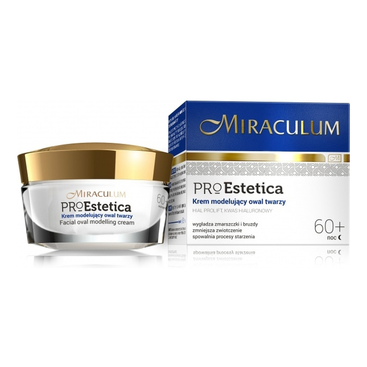 Miraculum ProEstetica Krem modelujący owal twarzy na noc 60+ 50ml