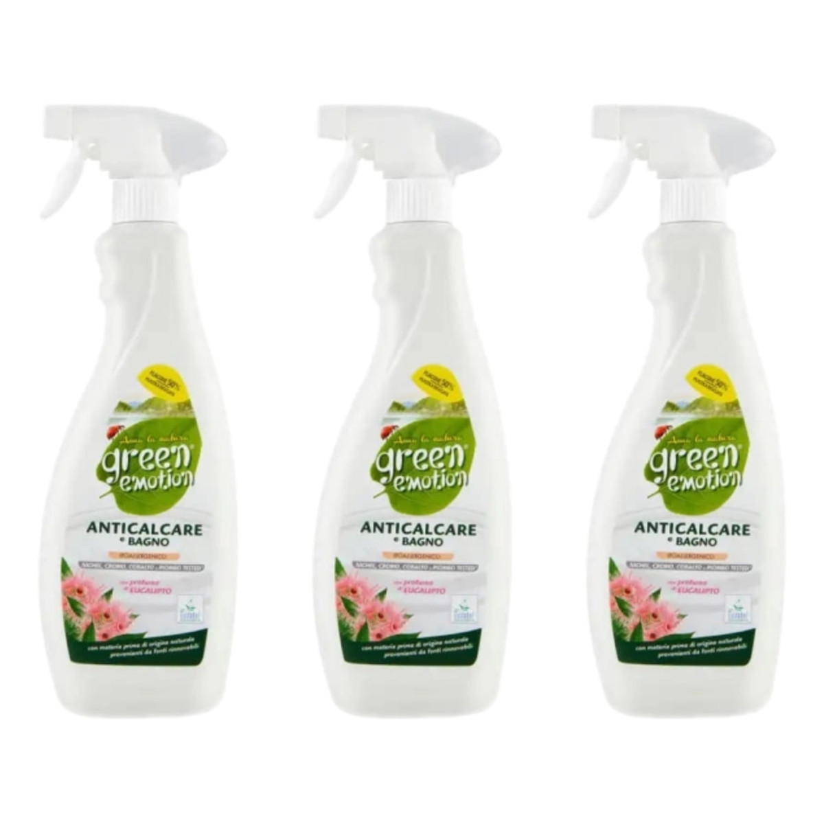 Green Emotion Odkamieniacz do łazienki Eukaliptus 3x750ml