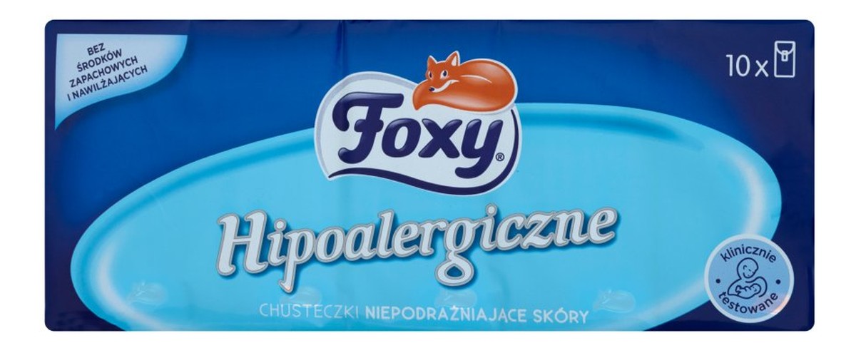 Hipoalergiczne Chusteczki niepodrażniające skóry