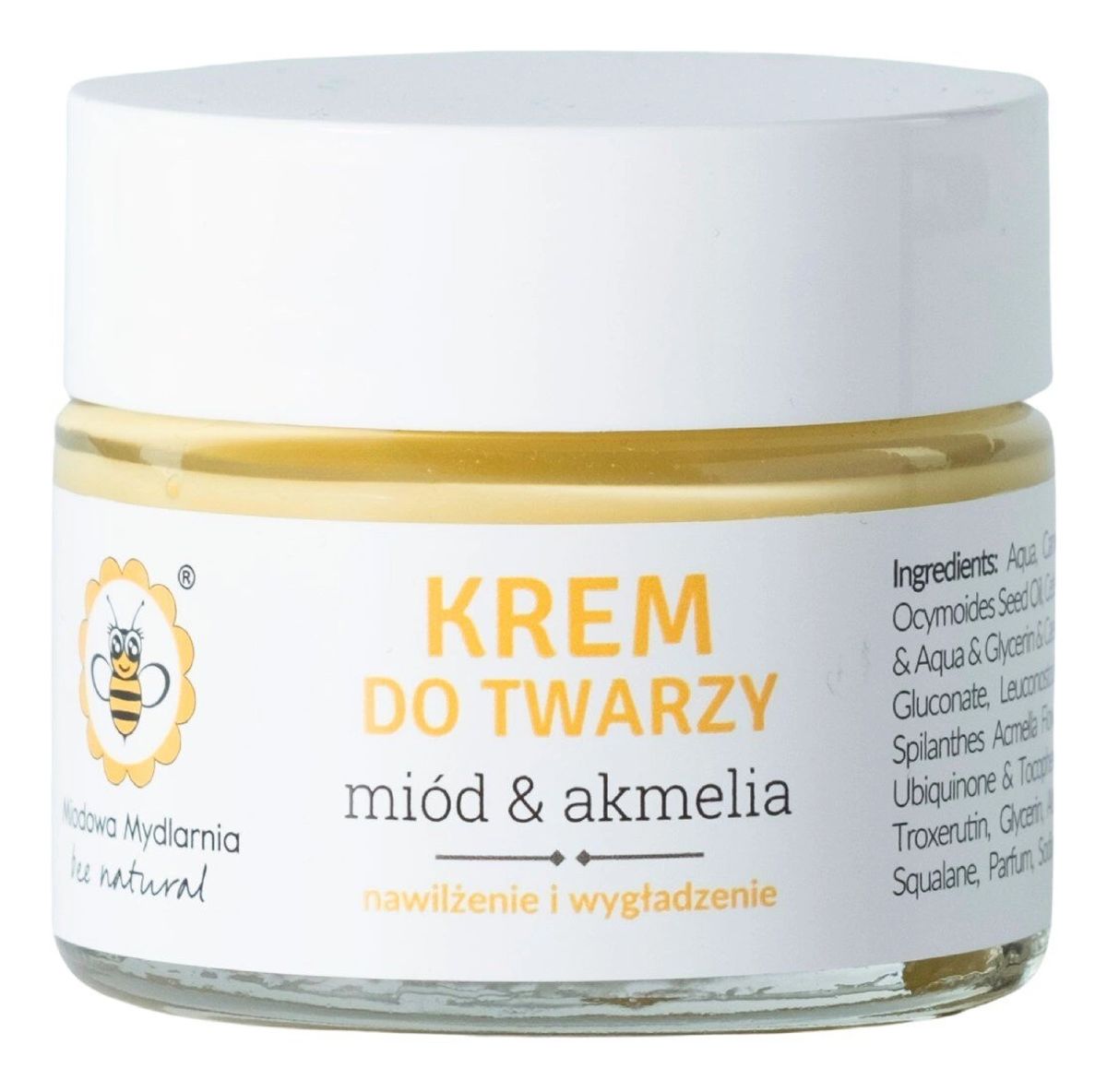 Krem do twarzy miód i akmelia