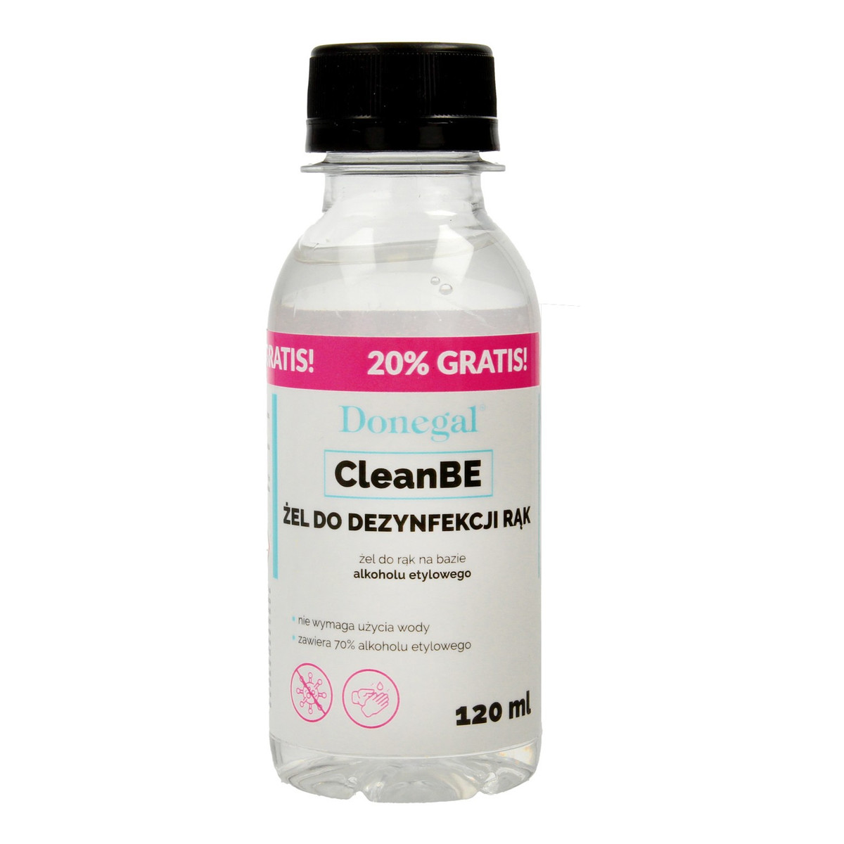 Donegal CleanBE Żel do dezynfekcji rąk (7058) 120ml