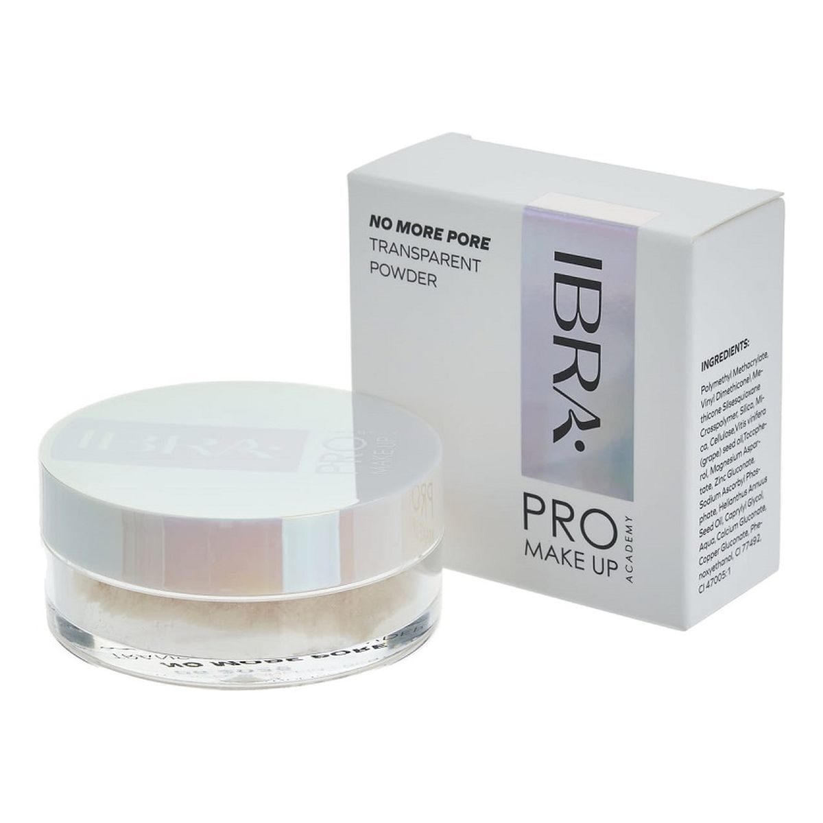 Ibra Pro Make Up Academy No More Pore Wygładzający puder transparentny 5g