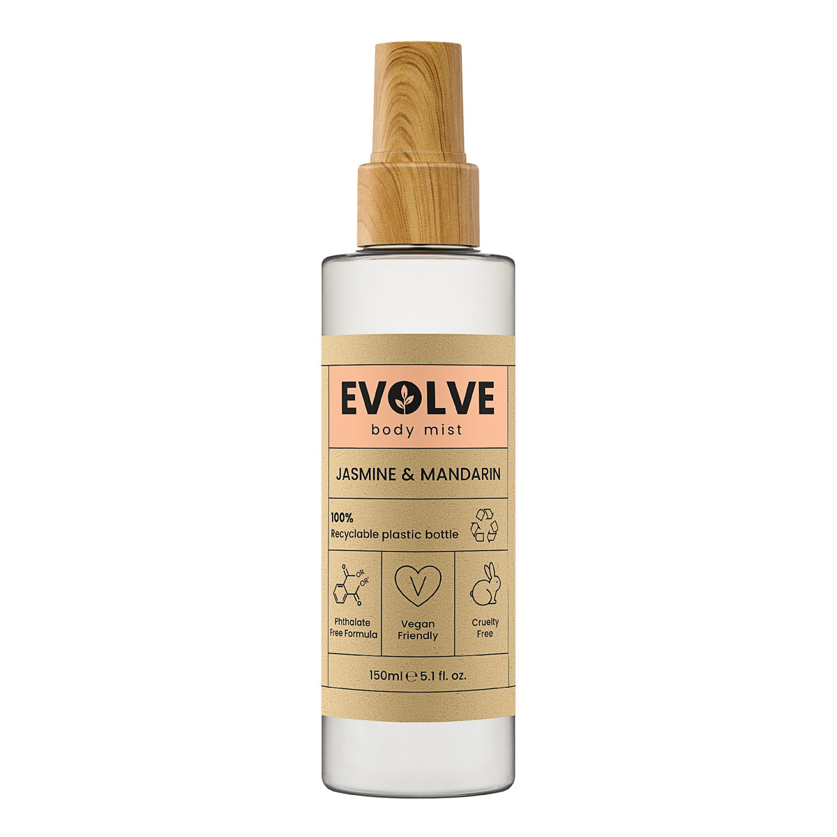 Evolve Jasmin & Mandarin Perfumowana mgiełka do ciała 150ml