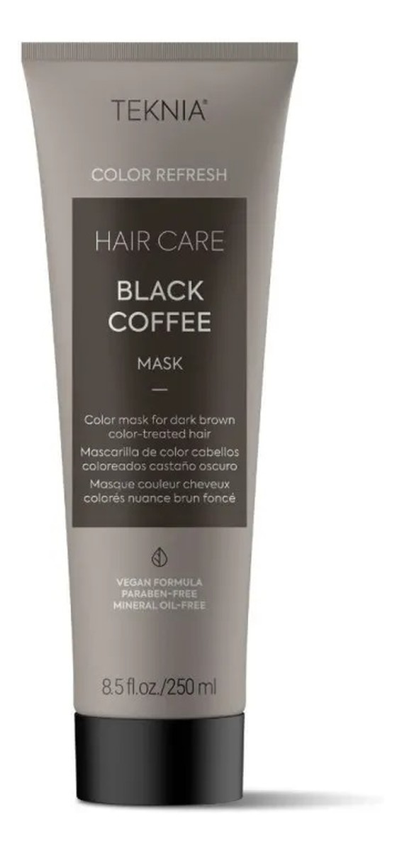 Teknia black coffee mask refresh maska koloryzująca do włosów w odcieniu ciemnego brązu