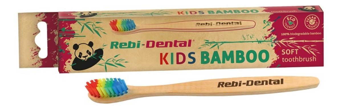 Rabi-Dental Szczoteczka Do Zębów Dla Dzieci Z Bambusa M64
