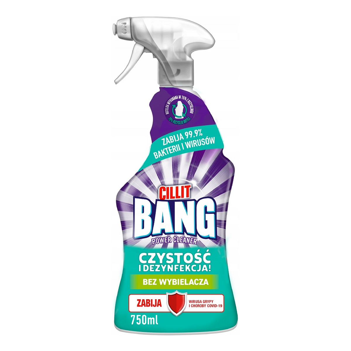 Cillit Bang Czystość i dezynfekcja spray do dezynfekcji powierzchni 750ml