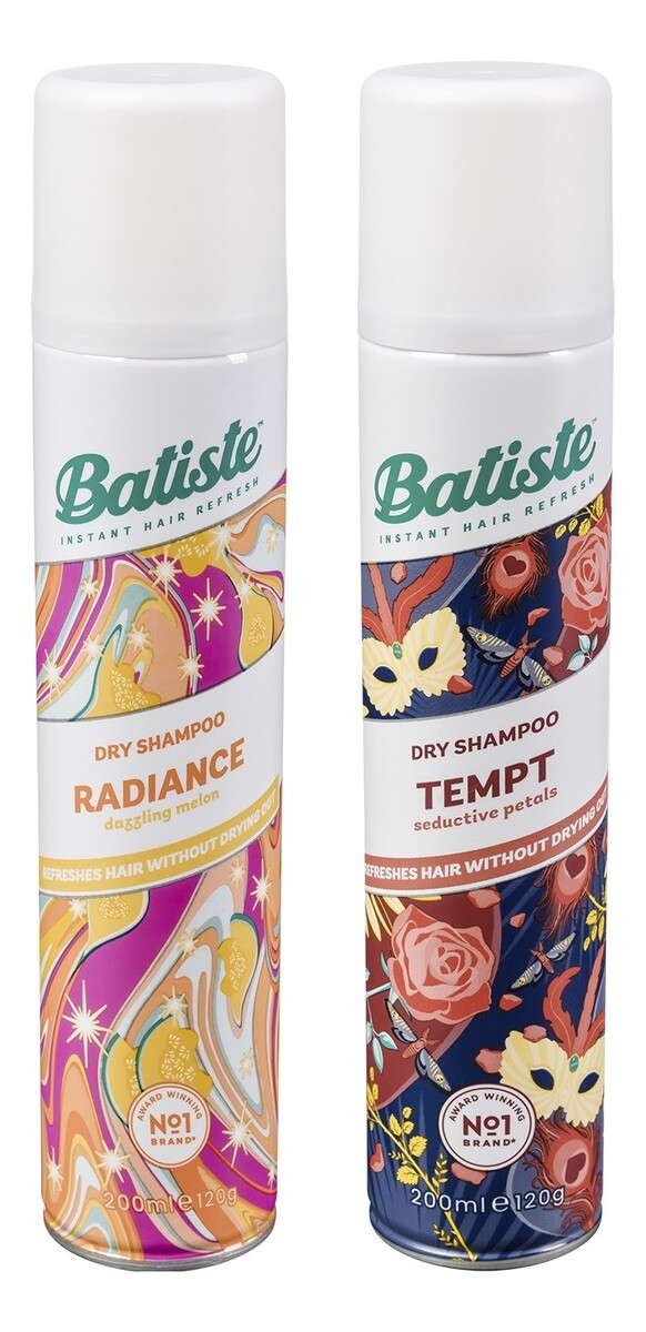 Zestaw radiance + tempt suche szampony do włosów 200ml + 200ml