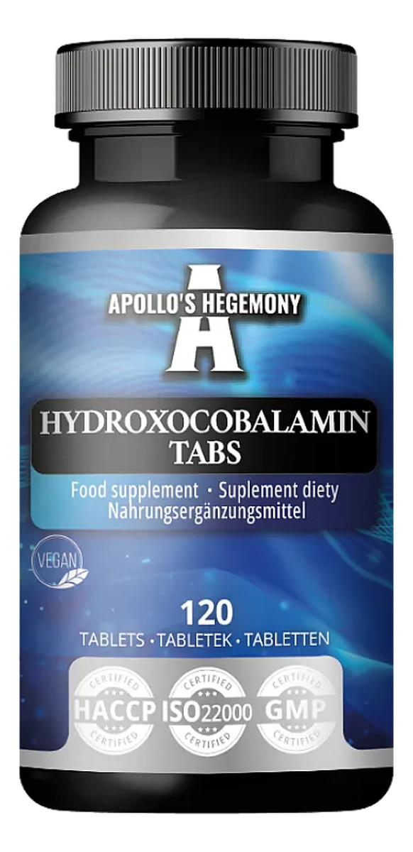 Hydroxocobalamin Tabs Suplement diety 120 tabletek