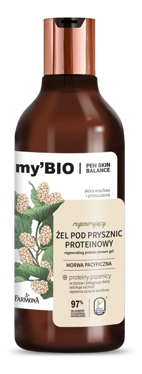 Regenerujący Żel pod prysznic proteinowy morwa pacyficzna