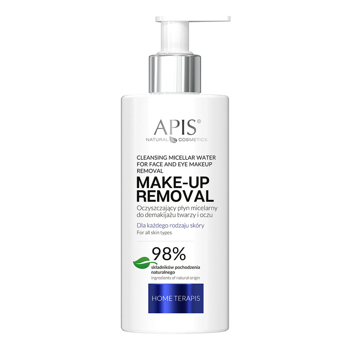 Apis Cleansing micellar water oczyszczający płyn micelarny do demakijażu twarzy i oczu 300ml