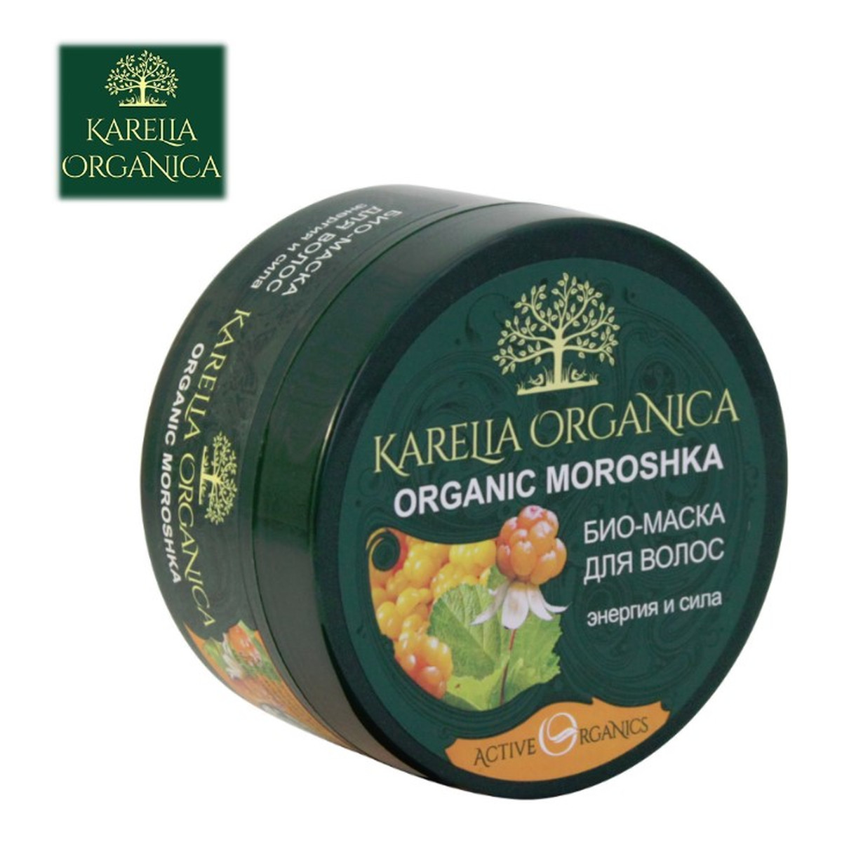 Karelia Organica ORGANIC MOROSHKA BIO MASKA DO WŁOSÓW energia i siła dla wszystkich typów włosów 220ml
