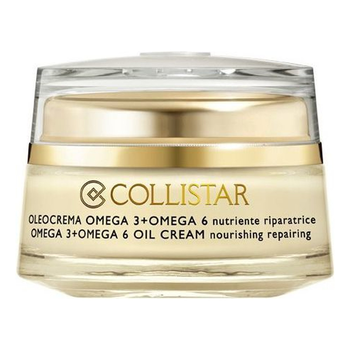 Collistar Attivi Puri Oleocrema Omega 3+ Omega 6 Oil Cream Nourishing Repairing olejkowy krem do twarzy 50ml