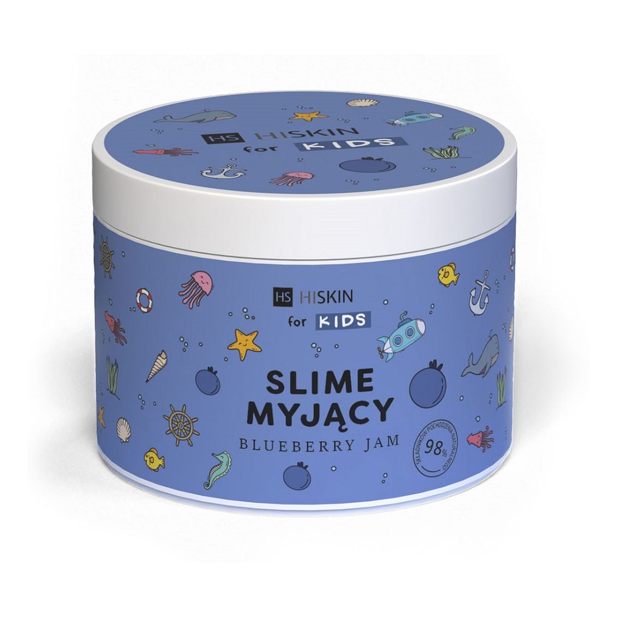 Hiskin Kids slime myjący blueberry jam 150ml