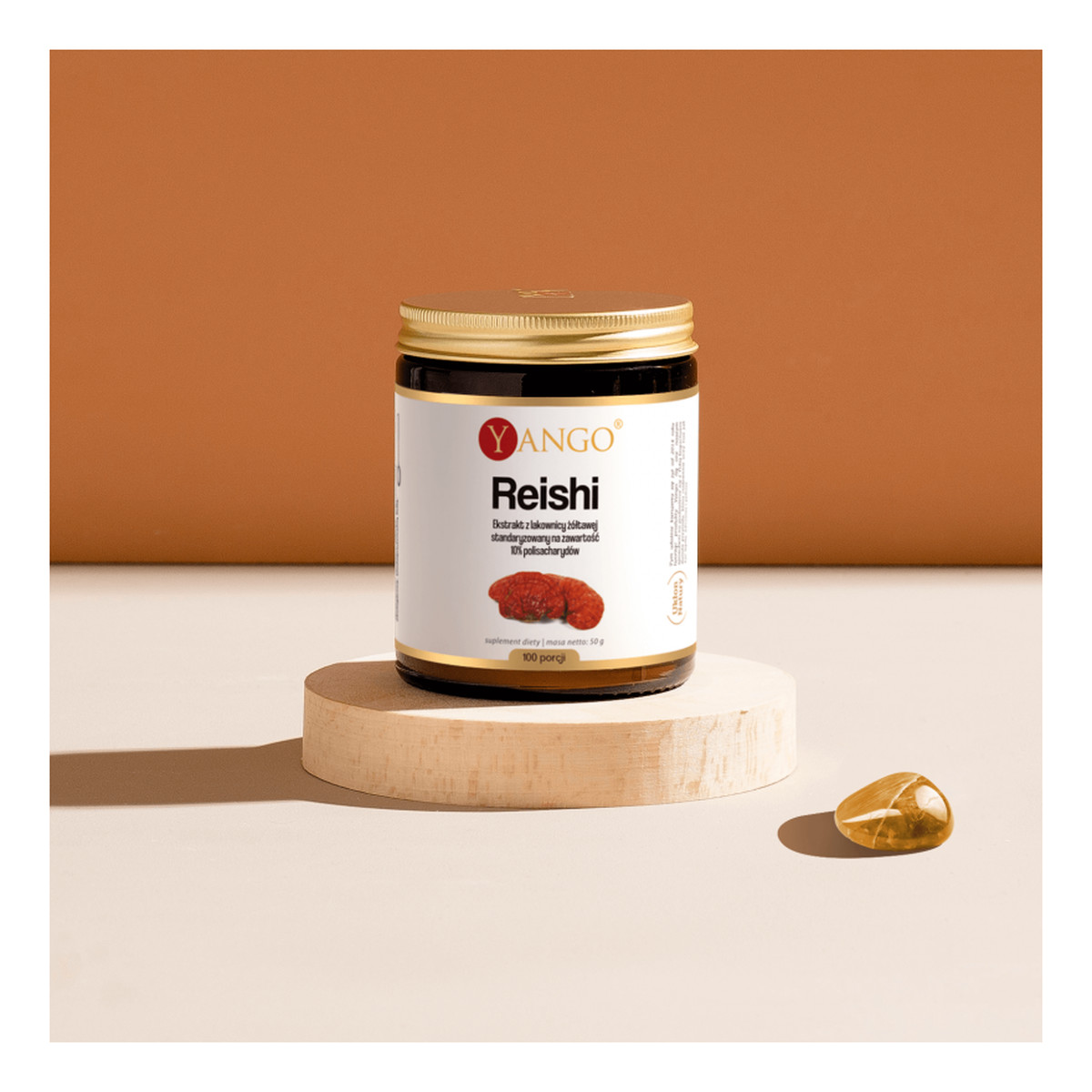 Yango Reishi ekstrakt 10% polisacharydów suplement diety 50g