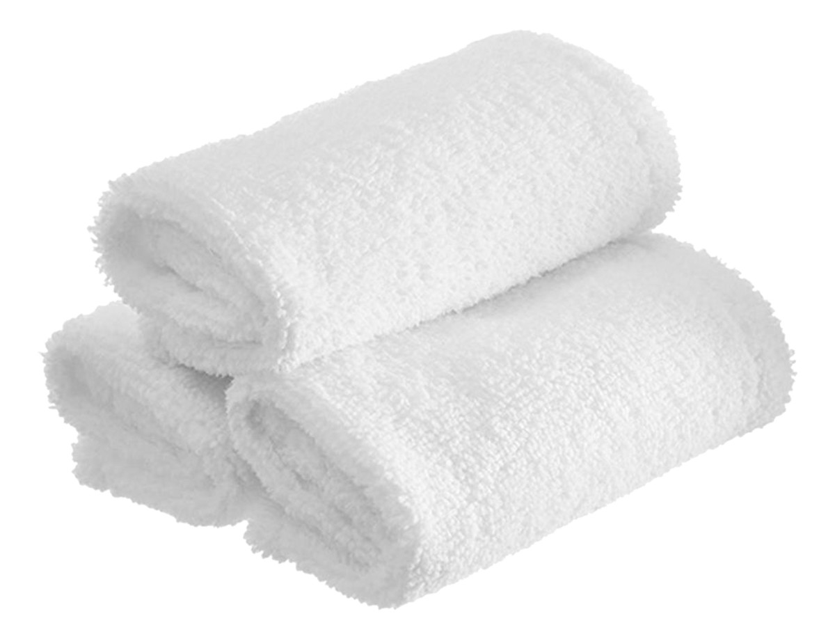 Face Towel pielęgnacyjny ręcznik do twarzy White 3szt.