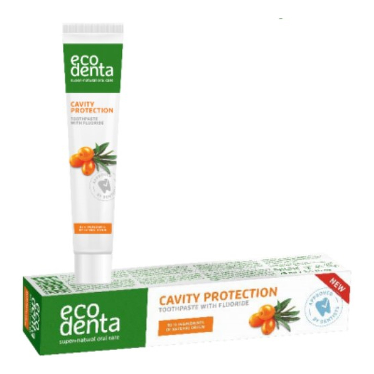 Ecodenta BASIC Pasta do zębów przeciw próchnicy z olejkiem z rokitnika 75ml