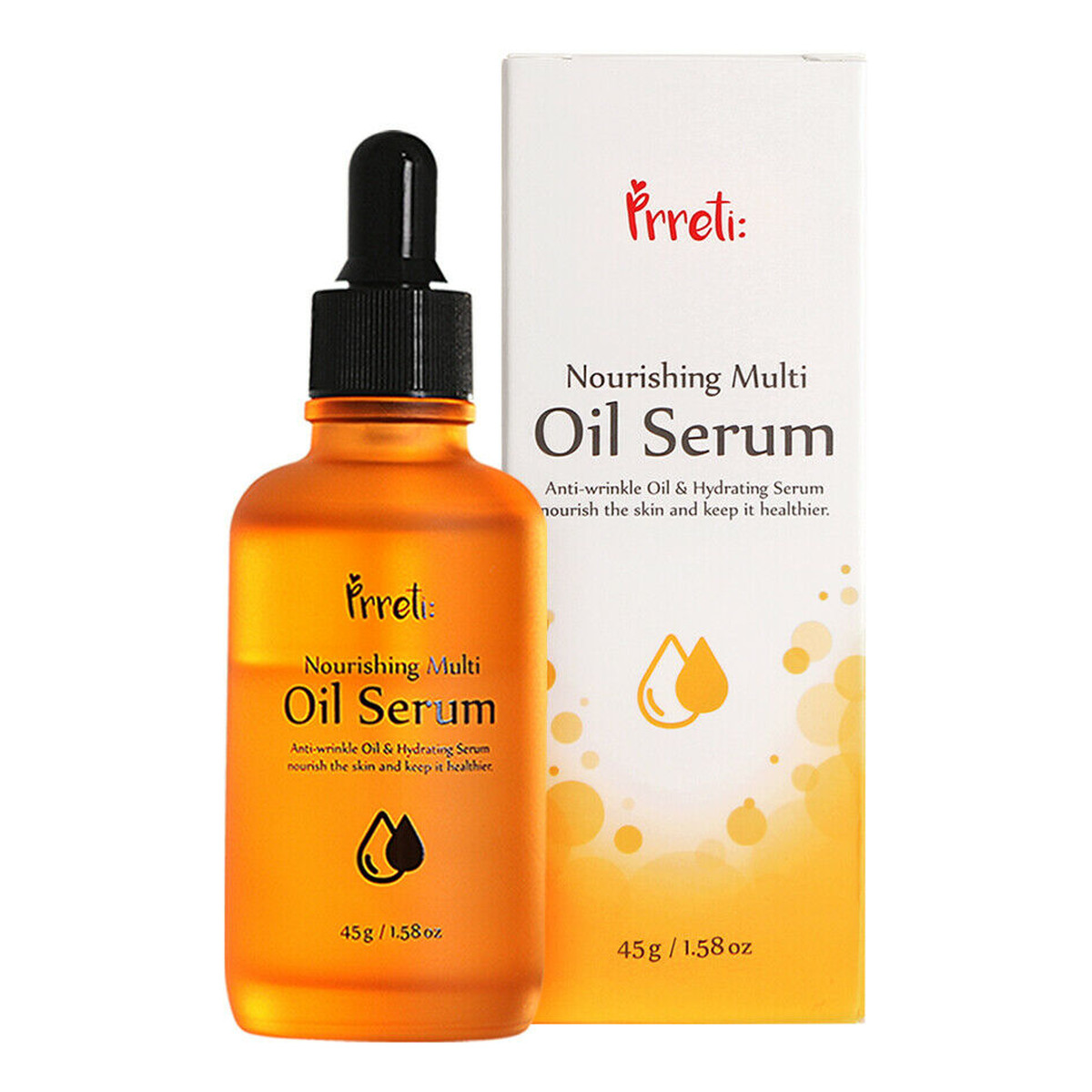 Prreti Nourishing multi oil serum nawilżające serum do twarzy z kompleksem olejków 45g