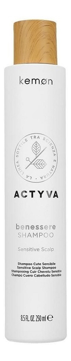 Actyva benessere shampoo szampon do wrażliwej skóry głowy