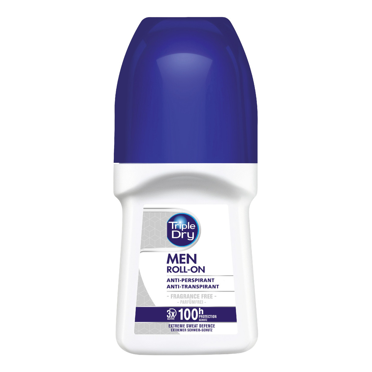 Triple Dry Men Antyperspirant roll-on 100h 50ml
