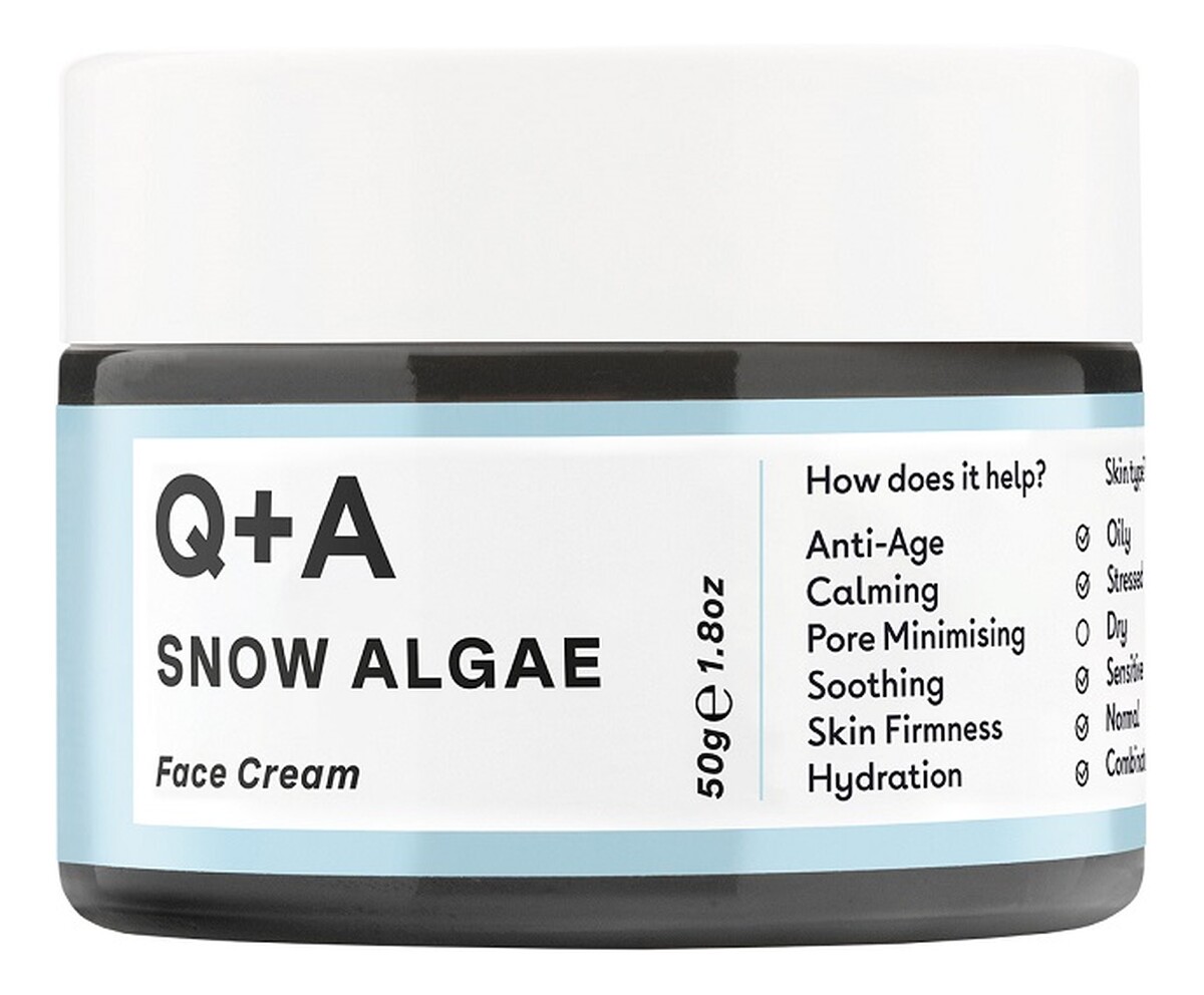 Krem do twarzy ze śnieżnymi algami