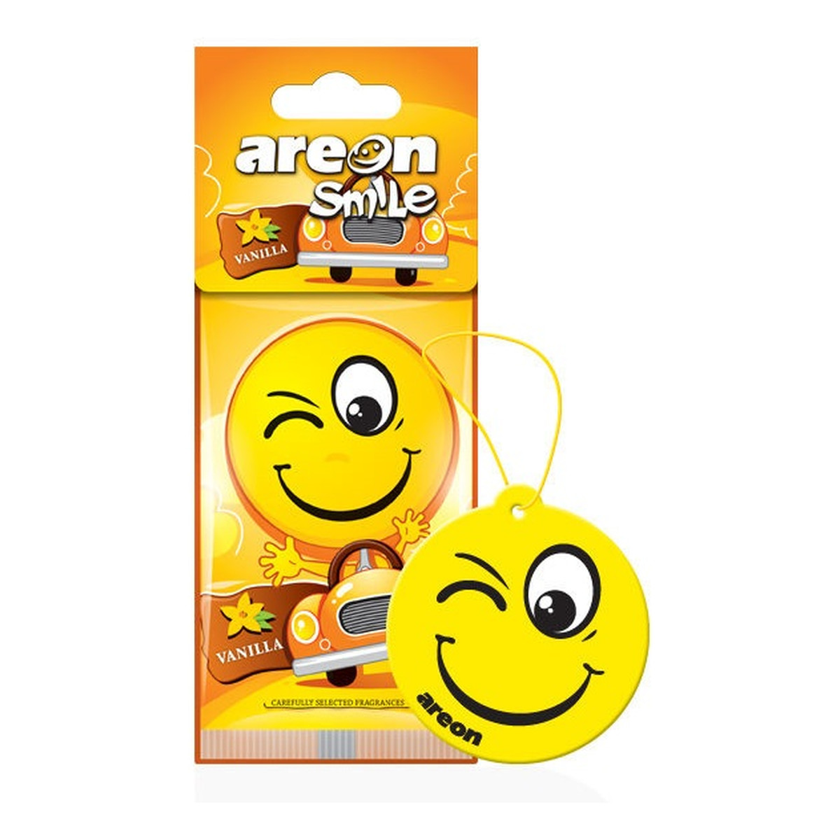 Areon Smile dry odświeżacz do samochodu vanilla