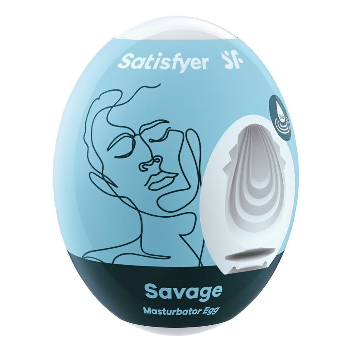 Satisfyer Masturbator egg masturbator w kształcie jajka savage