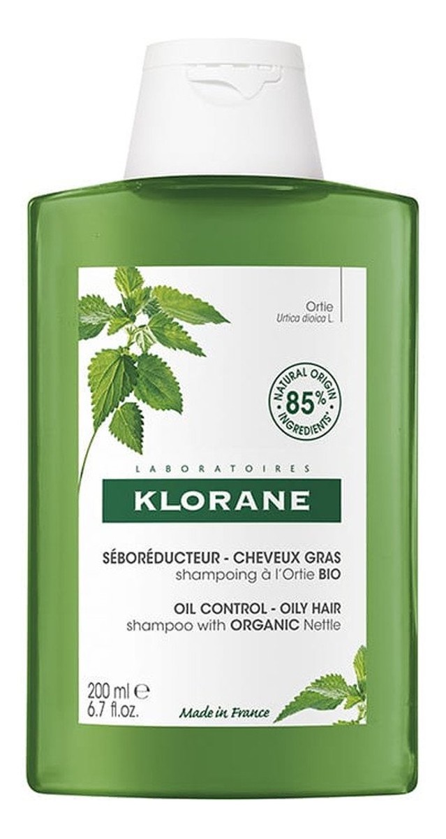 Oil control shampoo szampon do włosów przetłuszczających się z organiczną pokrzywą