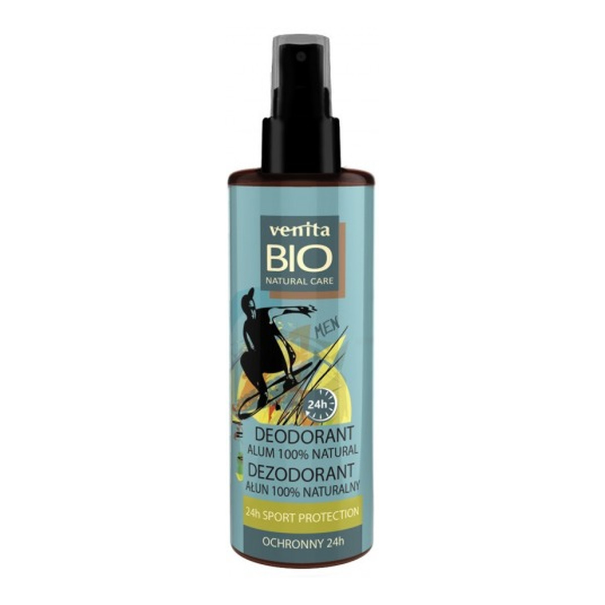 Venita Bio Natural Care Vegan Dezodorant Men Ałun 100% - ochronny 24 h 100ml