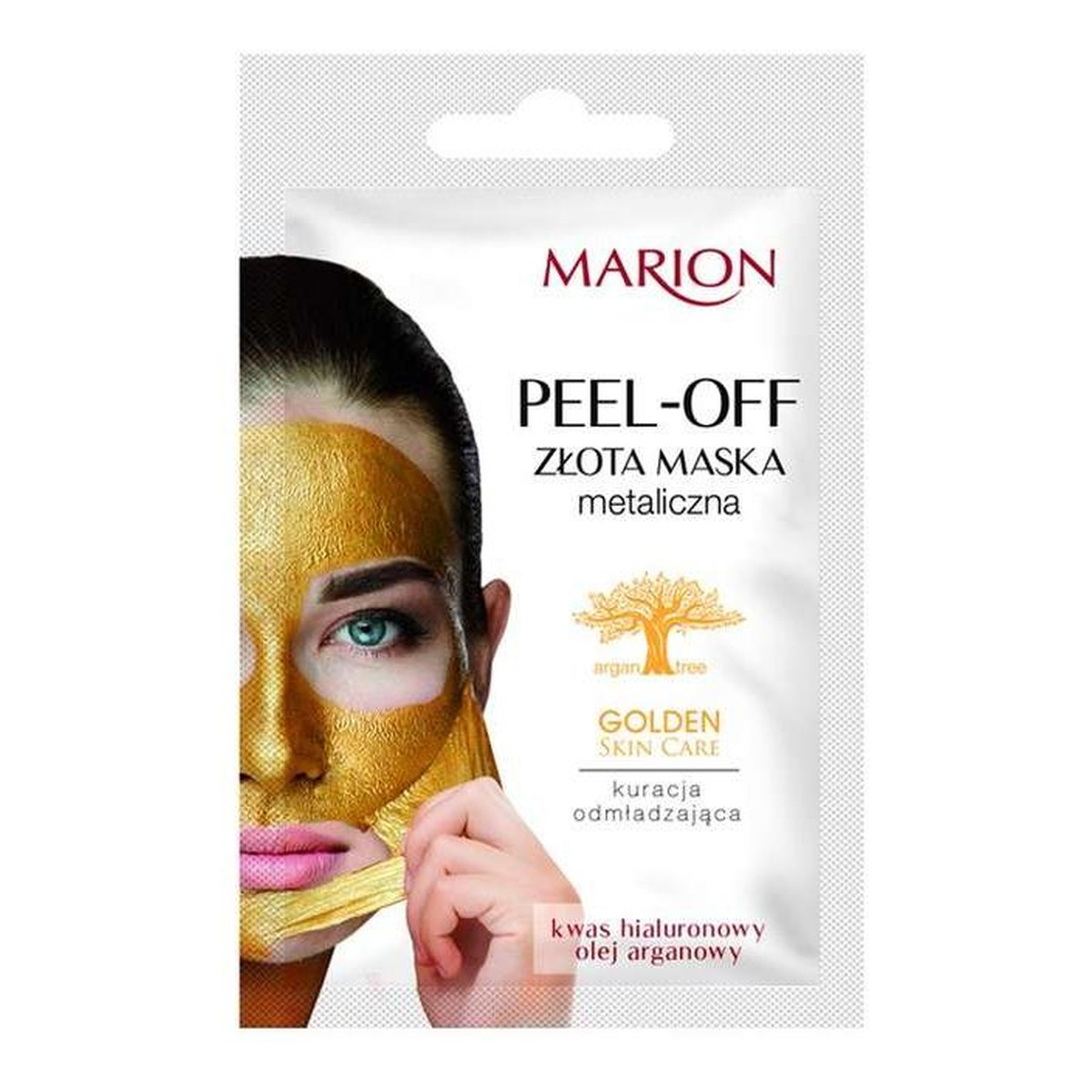 Marion Golden Skin Care Złota maska metaliczna na twarz peel-off 6g