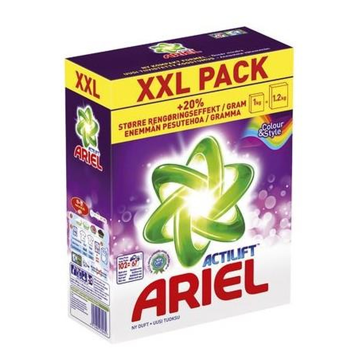 Ariel Actilift Colour & Style Proszek Do Prania Karton 2814g