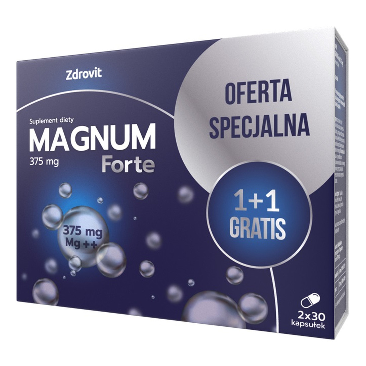 Zdrovit Magnum Forte 60 kapsułek 375mg