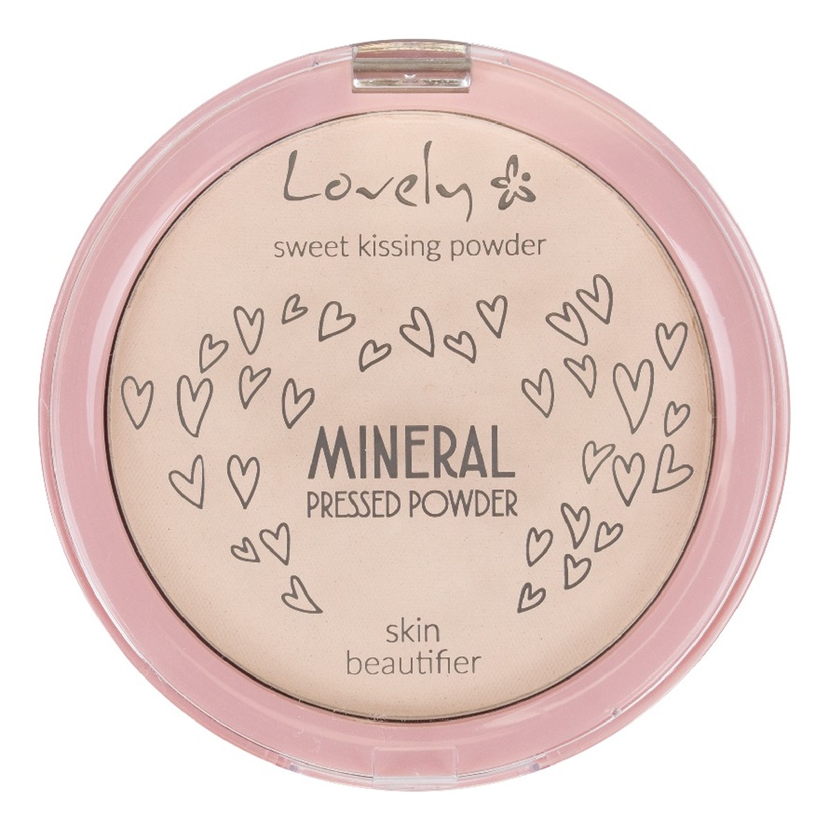 Mineral pressed powder transparentny silnie matujący fikser mineralny do twarzy