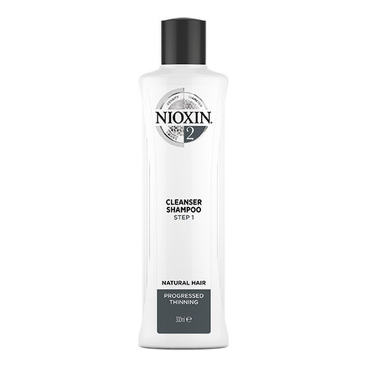 Nioxin System 2 cleanser shampoo oczyszczający szampon do włosów normalnych znacznie przerzedzonych 300ml