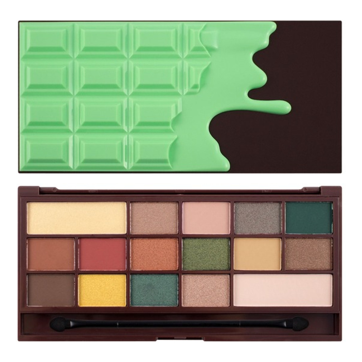 Makeup Revolution I Heart Makeup Palette Zestaw cieni do powiek Chocolate Mint 22g