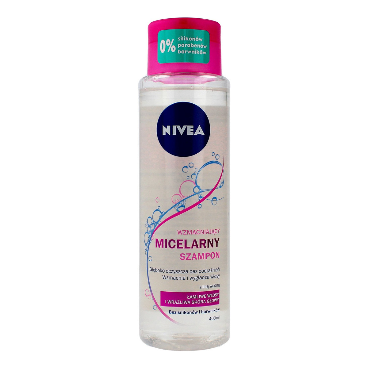 Nivea micelarny szampon wzmacniający do włosów łamliwych 400ml