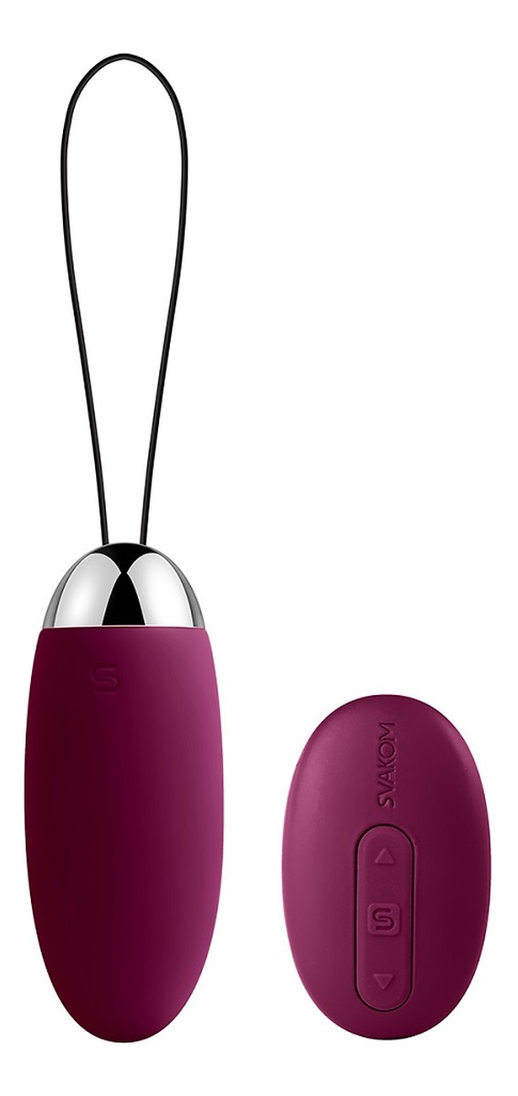 Elva zdalnie sterowany wibrator typu jajko violet