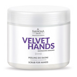 Velvet peeling do dłoni