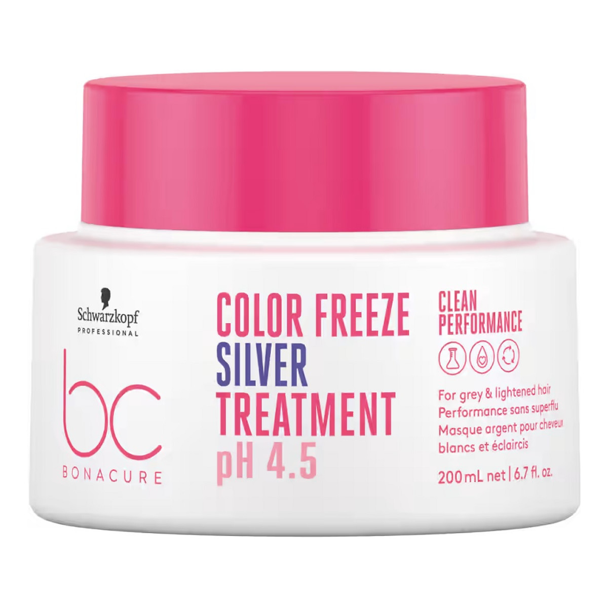 Schwarzkopf Bc bonacure color freeze silver treatment intensywnie odbudowująca maska do włosów farbowanych 200ml