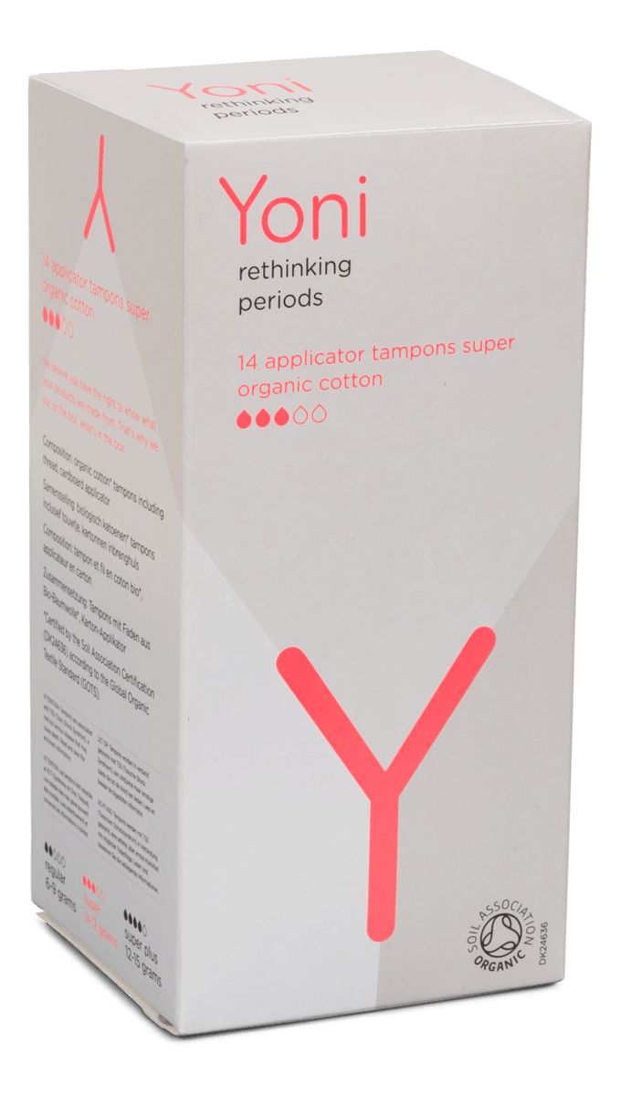 Applicator Tampons tampony z aplikatorem z bawełny organicznej Super 14szt