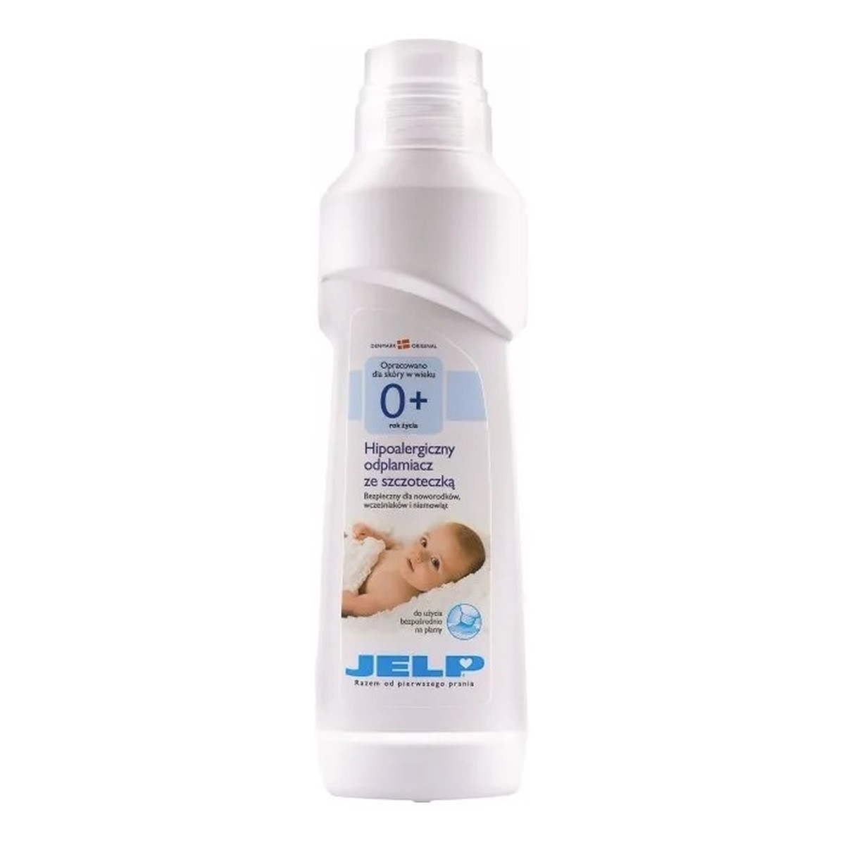 Jelp 0+ Hipoalergiczny odplamiacz uniwersalny ze szczoteczką 250ml