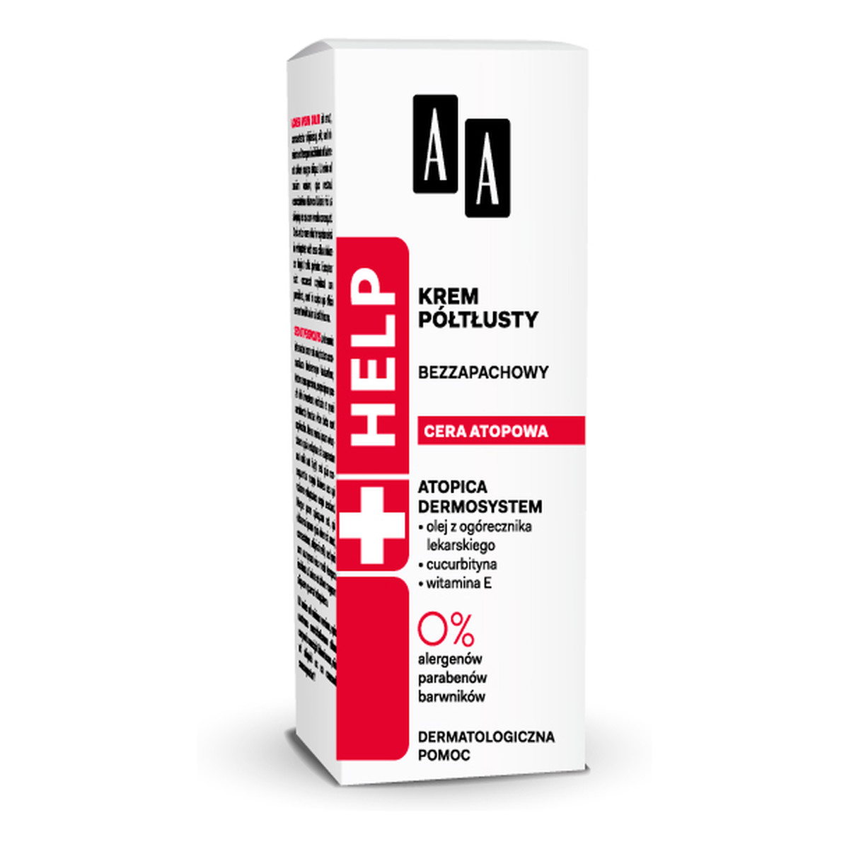 AA Help Cera Atopowa Krem Półtłusty Bezzapachowy 50ml