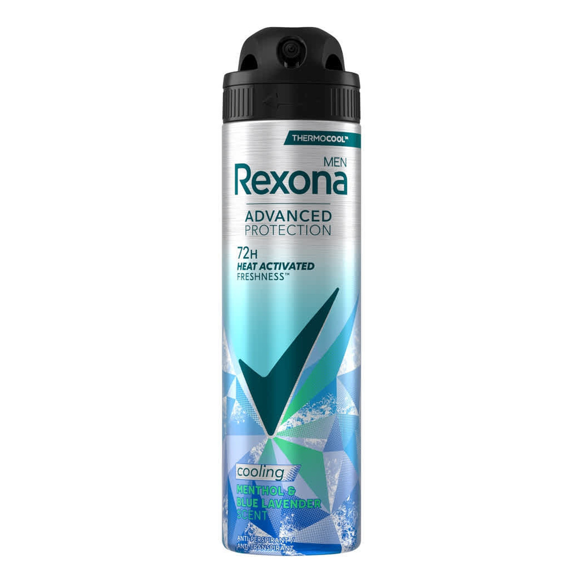 Rexona Advenced Menthol&Blue Lavender Antyperspirant w sprayu dla mężczyzn 150ml