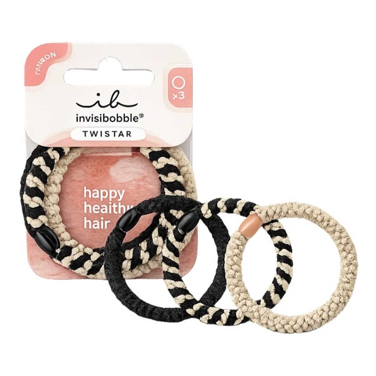 Invisibobble Twistar Fashion gumki do włosów plecione Classical Braids 3szt.