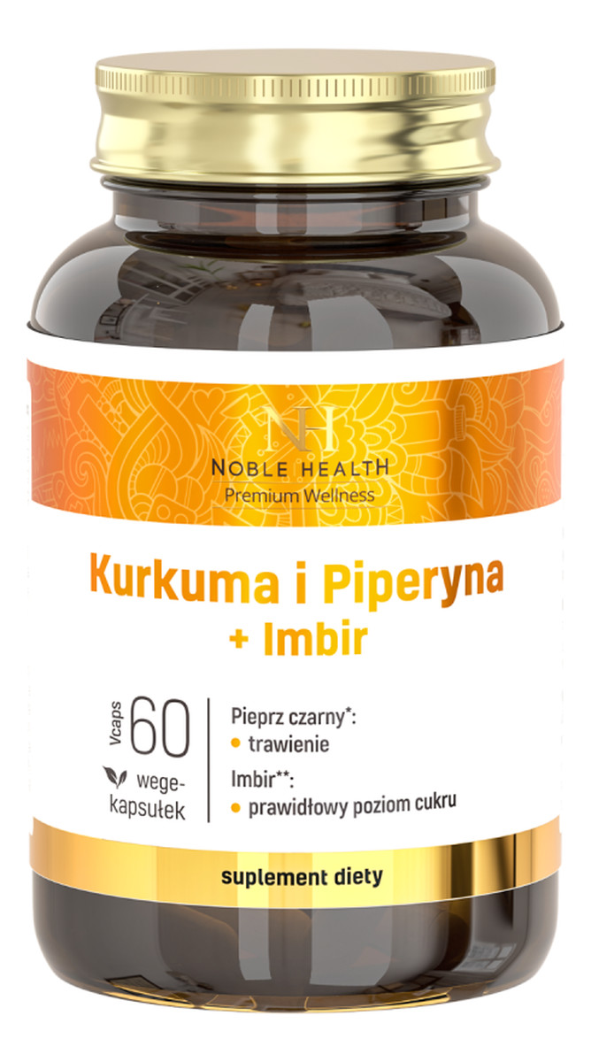 Kurkuma i Piperyna + Imbir suplement diety
