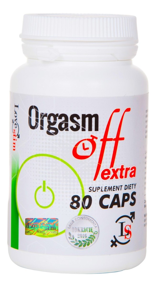 Orgasm off extra suplement diety na opóźnienie wytrysku 80 kapsułek