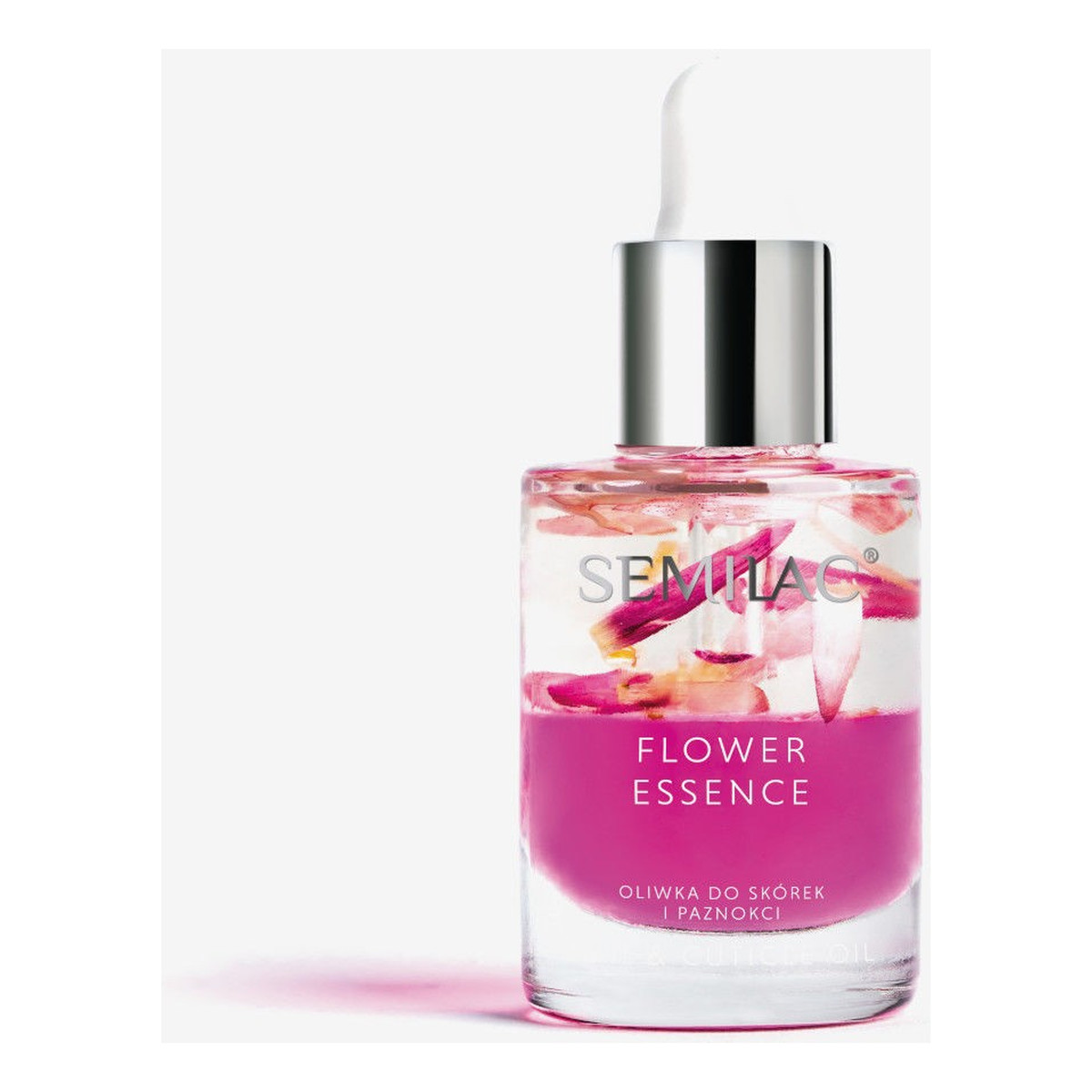 Semilac Care Oliwka do skórek i paznokci Flower Essence - Pink Power 10ml